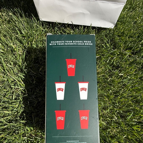 UNLV Starbucks Campus Collection 5 Reusable 24oz Cold Cups Running Rebels NCAA - Picture 2 of 4